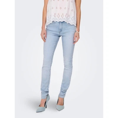 Abbildung von ONLY Onlblush MID Skinny Jeans Fit, Damen, Größe: Lx30, Light blue denim