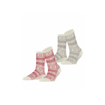 Abbildung von Esprit SAMI Pattern 2PACK Socken, Damen, Größe: 35 38, Sortiment