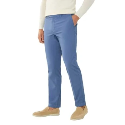 Abbildung von Hackett London Herren Hose mit Dobby Textur, Blau (Avio), 38W/34L
