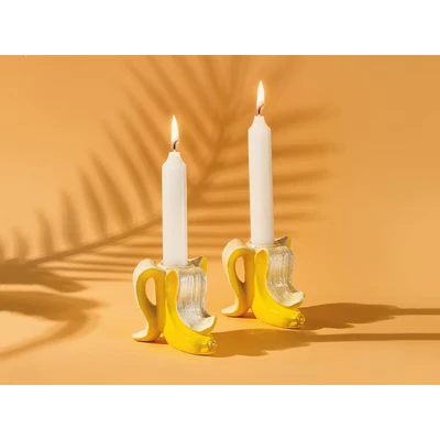 Abbildung von Donkey Products Kerzenhalter Banana Romance 2er Set