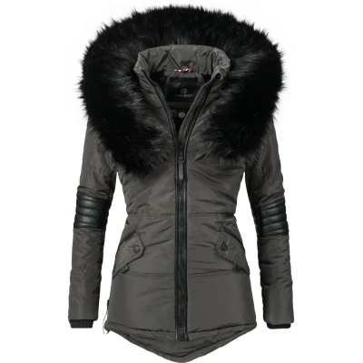 Abbildung von Navahoo Nirvana Winterjacke, Damen, Größe: Large, Anthracite gray