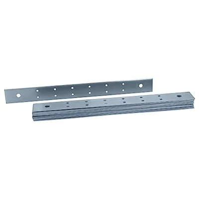 Abbildung von HELPMATE 12 Stück Flachverbinder 30x300 mm Holzverbinder galvanisch verzinkt &amp; blau passiviert Verbindungsplatte mit hervorragendem Korrosionsschutz, stabil langlebig einfache Montage