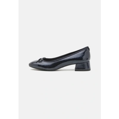 Abbildung von Tamaris Damen Pumps Blockabsatz Vegan; Navy, EU 38