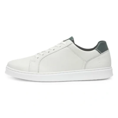 Abbildung von Hush Puppies Madden Leder Herren Weiße Sneakers