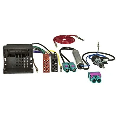 Abbildung von tomzz Audio Radio Anschluss Montage Set passt für VW Audi Seat Skoda Quadlock Dopp KFZ Adapter