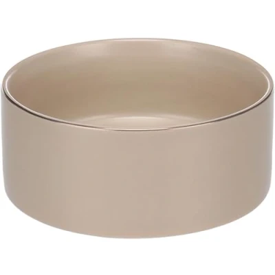 Abbildung von Flamingo Hundenapf Keramik Beige 800ml kleine Hunde Hochwertig &amp; spülmaschinengeeignet