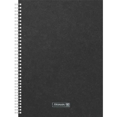 Abbildung von BRUNNEN Notizbuch Premium Wire, A4, 192 Seiten, punktiert, schwarz