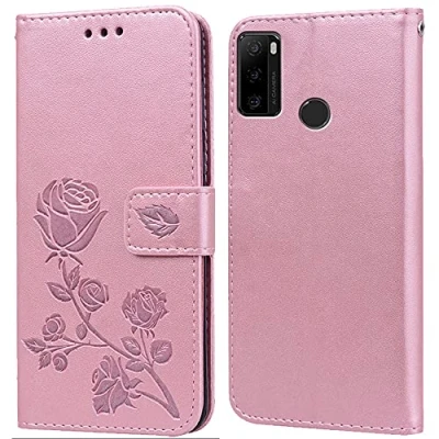 Abbildung von PKQTOP Hülle für Ulefone Note 10P/Note 10 Handyhülle,Klappbar Tasche Case,Standfunktion,Kartenfach,Silikon Bumper,Stoßfeste Schutzhülle Cover