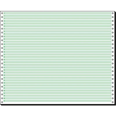 Abbildung von SIGEL 12371 Endlospapier 12 Zoll x 375 mm (A3 quer), 60 g, 2000 Blatt 1fach, mit Leselinien, Druckerpapier