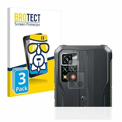 Abbildung von BROTECT Schutzglas für Blackview BV9200 (NUR Kameraschutz) (3 Stück) Schutzfolie Panzer Folie Glas [Extrem Kratzfest 9H, Anti Fingerprint,