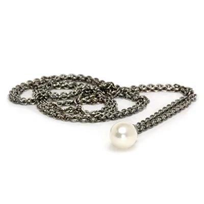 Abbildung von Trollbeads Sterling Silber Halskette mit Perle 100 cm TAGFA 00023