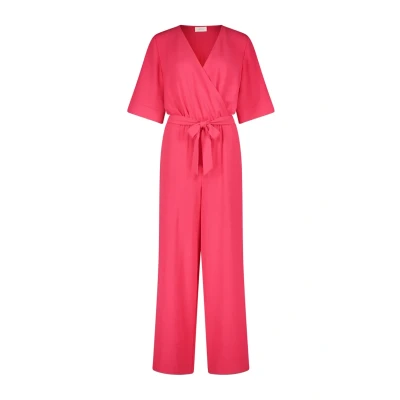 Abbildung von Cartoon MIT BINDEGÜRTEL Jumpsuit, Damen, Größe: 44, Azalea