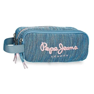 Abbildung von Pepe Jeans Lena kleine blaue Umhängetasche 18x15x5 cm Polyester