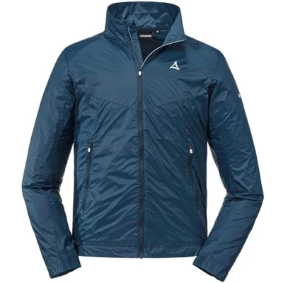 Abbildung von Schöffel Herren Jacket Bygstad M, winddichte Wanderjacke, Windbreaker mit kühlenden Graphene Fasern, dress blues, 48