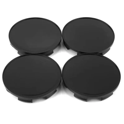 Abbildung von RhinoTuning 4 Stück Radnabenkappen für Nabendeckel OD 70 mm ID 64 mm, Schwarz Radnabenabdeckung Geeignet Element Odyssey C2003 15&quot; &amp; 16&quot; cyl Rad, 44732 SW5A J000 Felgendeckel
