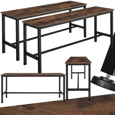 Abbildung von tectake Bank 2er Set Sitzbank, Industrial Style