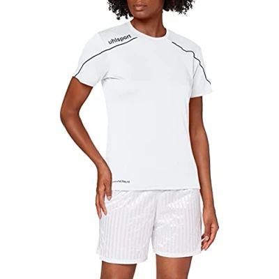 Abbildung von uhlsport Stream Tshirt print, Damen, Größe: XL, Weissschwarz