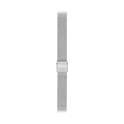 Abbildung von Fossil Uhrenband für Damen 12 mm LiteHide Leder Silber, S141184