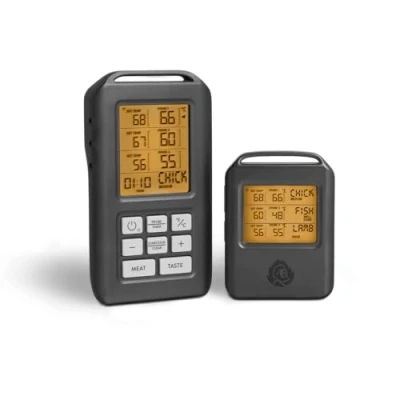 Abbildung von BURNHARD Grillthermometer Digitales BBQ Thermometer, inkl. 4 Sonden, Grill Thermometer Bratenthermometer mit Timer