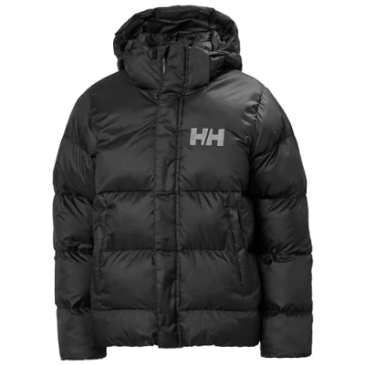Abbildung von Helly Hansen JR Vision Puffy Unisex Winterjacke für Kinder, Größe: 128, Black