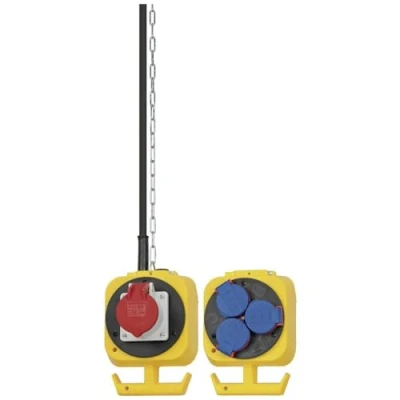 Abbildung von Brennenstuhl CEE Stromverteiler Pendel IP44 4 fach H07RN F 5G1,5 5m ge