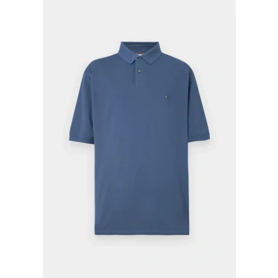 Abbildung von Tommy Hilfiger Herren Poloshirt Kurzarm 1985 Regular Fit, Blau (Aegean Sea), 5XL