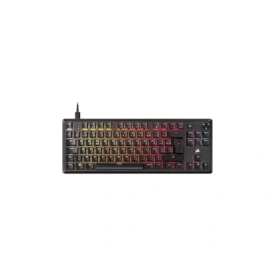 Abbildung von Corsair K70 Core TKL RGB Mechanische Gaming Tastatur, ohne Schlüssel, MLX Red v2, vorgeschmiert, doppelte Geräuschdämpfung, ABS Schlüsselkappen, AZERTY FR, Schwarz