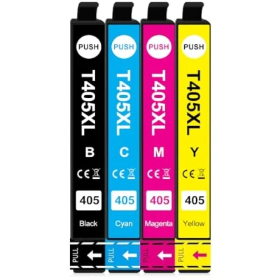 Abbildung von BYBEIBY 405XL Multipack Kompatibel für Epson 405 XL Druckerpatronen Workforce Pro WF 3820DWF 3825DWF 4830DTWF 4820DWF 4825DWF 7840DTWF 7830DTWF 7835DTWF