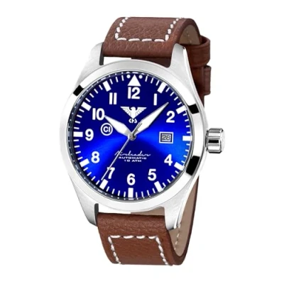 Abbildung von KHS AIRSABLU.LB5 Herrenuhr Airleader Automatik Braun/Blau
