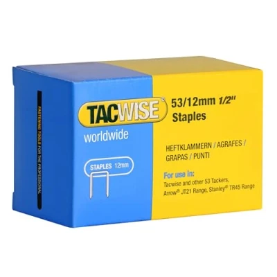 Abbildung von Tacwise Heftklammern 53/12mm verzinkt VE=5000 Stück