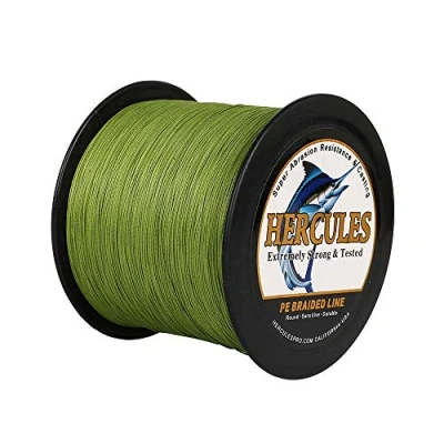 Abbildung von Hercules Super Cast 100m 2000m 109 2196 Yards Geflochtene Angelschnur 6lb 100lb Test für Salzwasser Süßwasser PE Geflecht Fischdraht Superline 4 Stränge
