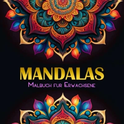 Abbildung von Mandalas Malbuch für Erwachsene: mit Anti Stress Wirkung Das Colorya Ausmalbuch 35 Erwachsene zum Ausmalen und Entspannen Zuhause, Großformat