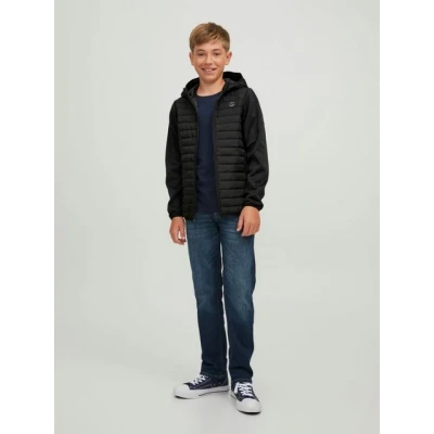 Abbildung von Jack &amp; Jones Junior Quilted NOOS Winterjacke Black detail: setin sleeves für Kinder, Größe: 176, set in