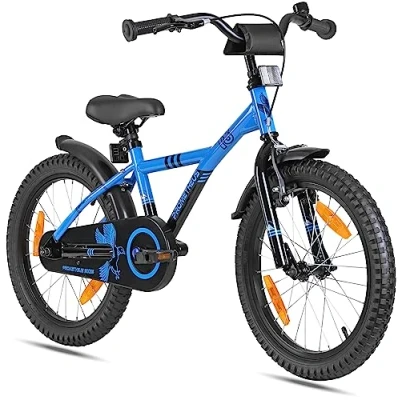 Abbildung von Kinderfahrrad 18 Zoll ab 5 6 Jahre mit Rücktritt und V Brake
