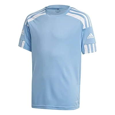 Abbildung von adidas Performance Squad Tshirt print für Kinder, Größe: 152, Team light blue/white