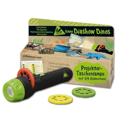 Abbildung von Kleine Diashow Taschenlampenprojektor Dinos 24 Bilder