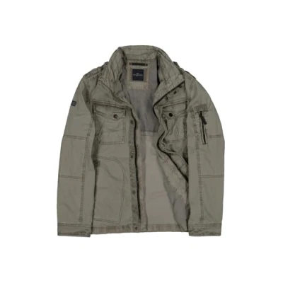 Abbildung von engbers Herren Baumwoll Jacke Regular, 38239, Beige in Größe 50