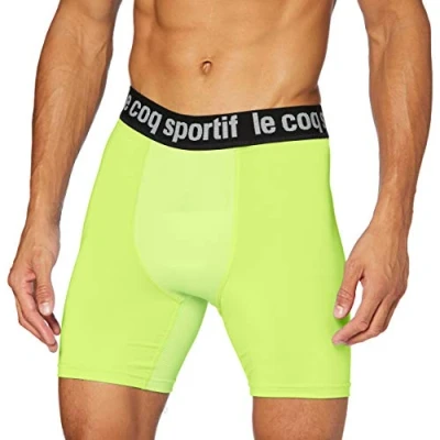 Abbildung von Le Coq Sportif Training Smartlayer Shorts M für Herren S Gelbe Blume