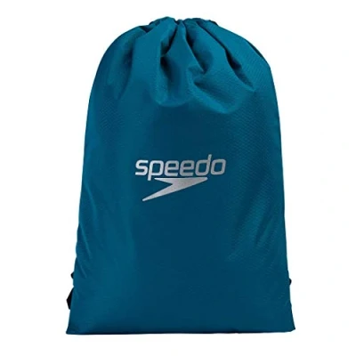 Abbildung von Speedo Unisex Erwachsene Pool Bag Pooltasche, Nordic Teal/Schwarz/Grün Glow, Einheitsgröße