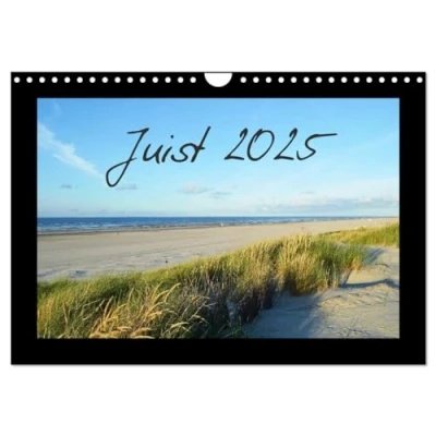 Abbildung von Juist Insel im Wattenmeer (Wandkalender 2025 DIN A4 quer), CALVENDO Monatskalender