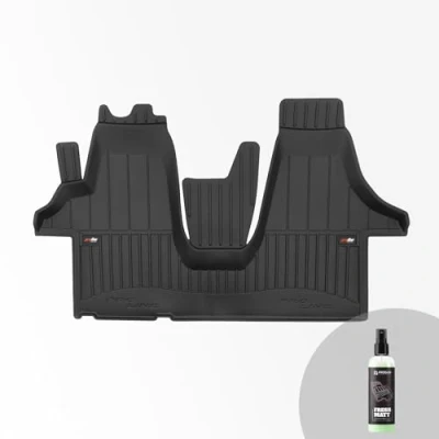 Abbildung von FROGUM ProLine 3D Gummimatten Exklusiven Auto Fußmatten Autofussmatten für Volkswagen Transporter T5 2003 2015, T6 2015 2019 Die höchsten Kanten