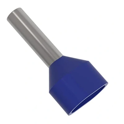 Abbildung von AUPROTEC Aderendhülsen Twin von 0,5 16 mm² isoliert 10 1000 Stück Auswahl: (1000 Stück, 2.5 blau)