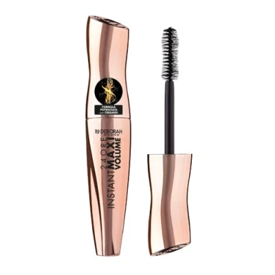 Abbildung von Deborah Milano Mascara 24 Stunden Instant Maxi Volumen mit Keramiden, 12 ml