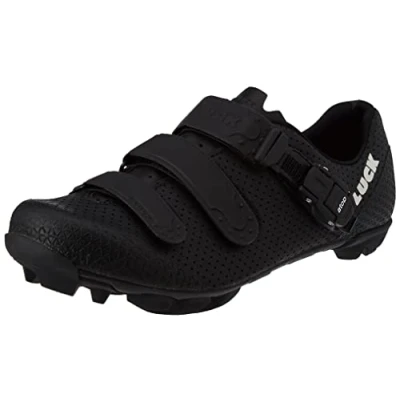 Abbildung von LUCK Fahrradschuhe MTB ODÍN mit Carbon Sohle und Präzisions Millimeter Verschluss. (46 EU, SCHWARZ)