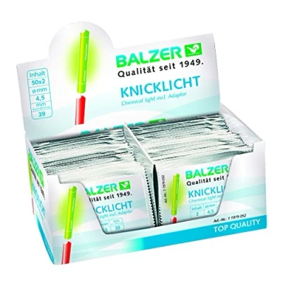 Abbildung von Knicklichter 100 Stück in TOP Qualität Knicklicht Box