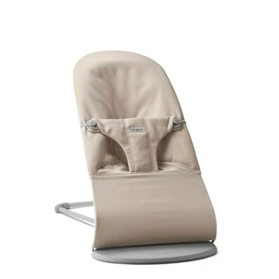 Abbildung von BabyBjörn, Babywippe Bliss, Gewebt Melange, Hellbeige