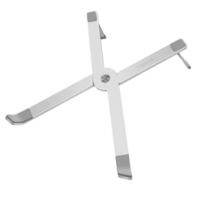 Abbildung von LogiLink Notebook stand, foldable, for 10 16 notebook, aluminum, silver