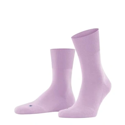 Abbildung von FALKE Unisex Socken Run U Sso Baumwolle Funktionsmaterial einfarbig 1 Paar, Rosa Shell Pink 8045, 44 45