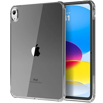 Abbildung von MoKo Hülle Kompatibel mit iPad 10. Generation 2022, 10,9 Zoll, Kratzfest Klare Schutzhülle Dünne Cover Stoßfester Schlagfestigkeit Tablet Hülle, Schwarz