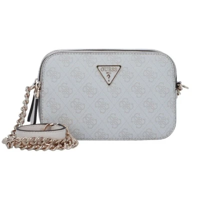 Abbildung von Guess Noelle Crossbody Camera bone logo Tasche Damen